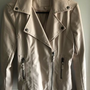 Faux Leather Moto Jacket
